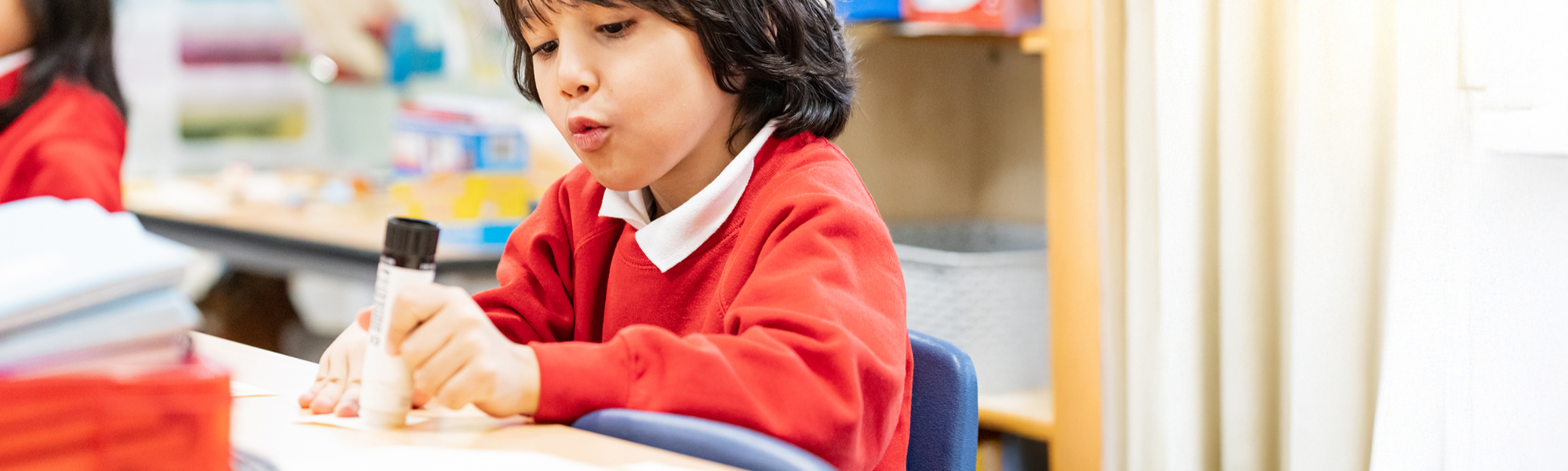 Pupils at St Thomas's CE Primary School learning design & technology