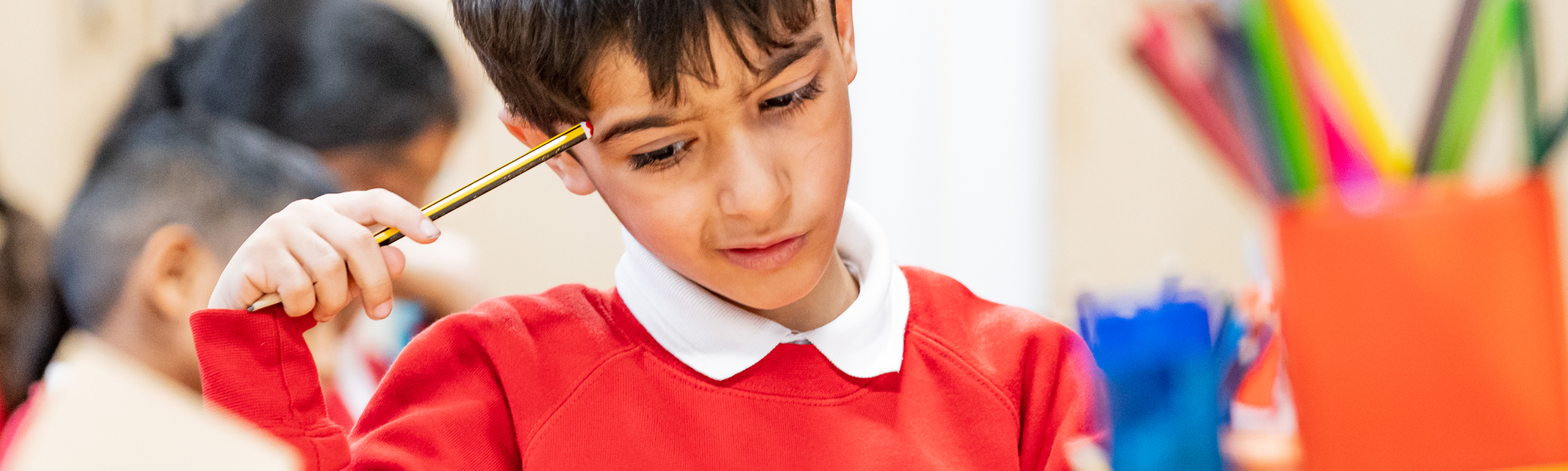 Pupils at St Thomas's CE Primary School