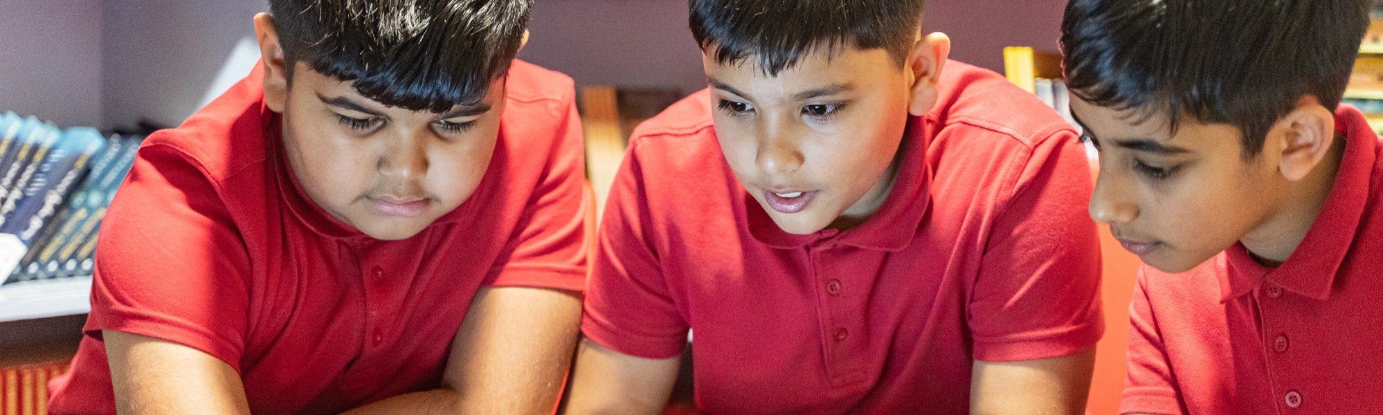 Pupils at St Thomas's CE Primary School