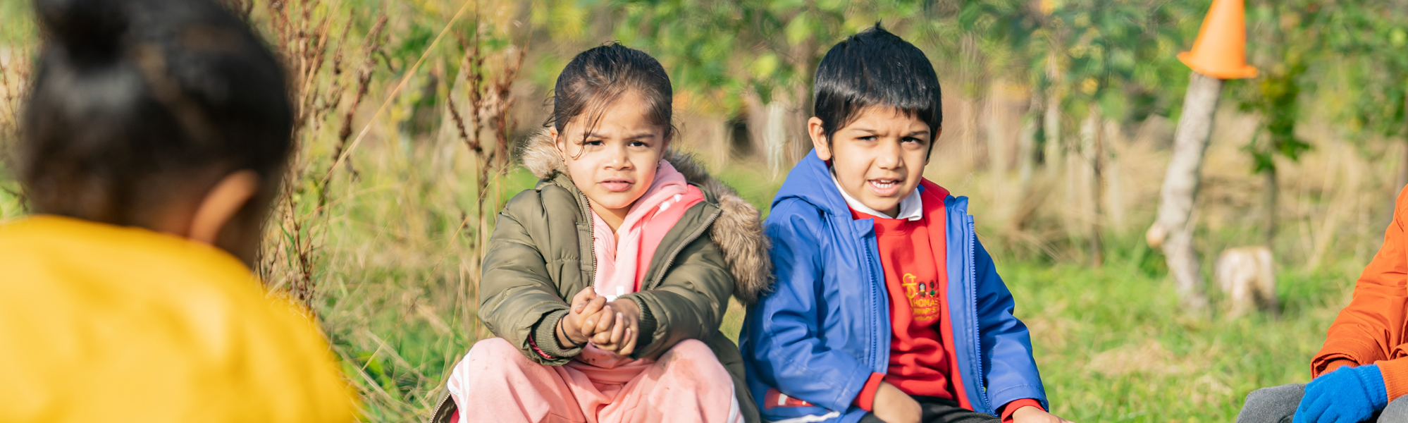 Pupils at St Thomas's CE Primary School